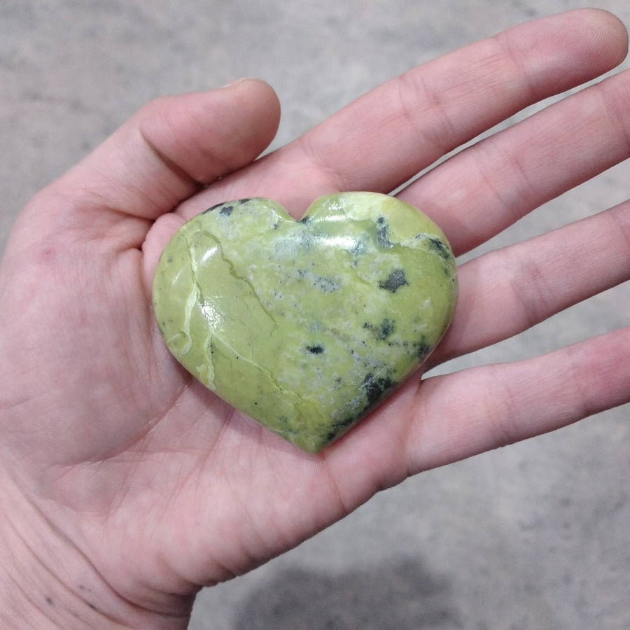 Serpentine Heart in hand