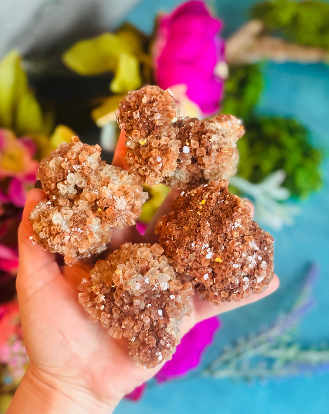 Aragonite Sputnik Cluster