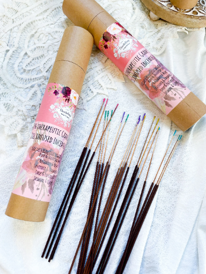 100% Therapeutic Grade Essential Oil Incense Sticks