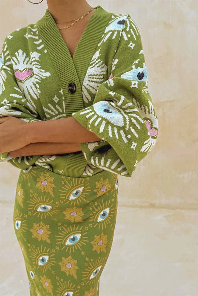 Evil Eye Knit Cardigan