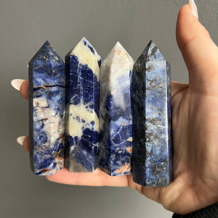 Sapphire & Sage Sodalite Crystal Tower