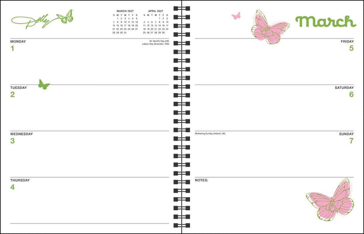 Dollyisms: Dolly Parton's 2027 Softcover Monthly/Weekly Planner Calendar by Andrews McMeel Publishing
