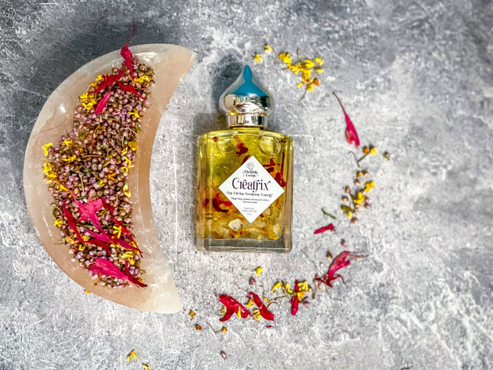 CREATRIX Natural Floral Perfume Oil for Divine Feminine Ener