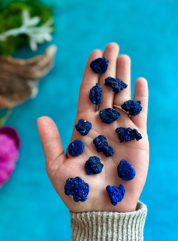 Gemmy Azurite Raw Clusters