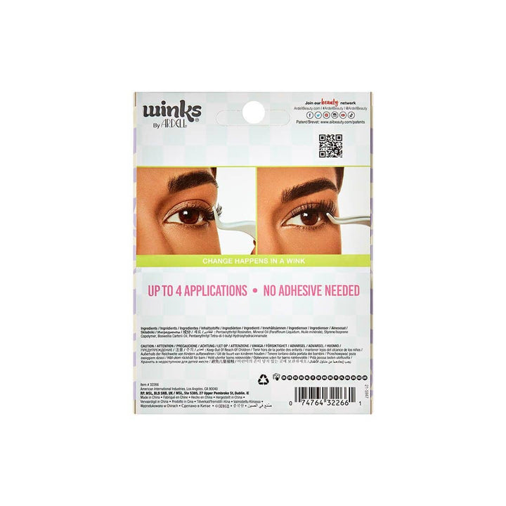 Winks Press On 30pc Natural + Applicator