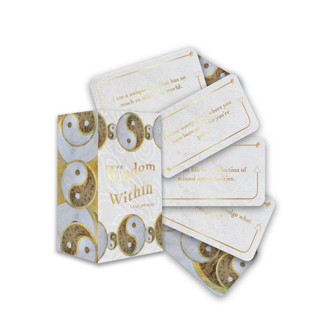 Wisdom Within (88 Inspiration Cards Printed w/ Gold Foil)