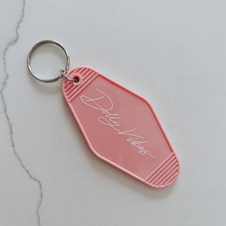 Dolly Vibes Motel Keychain