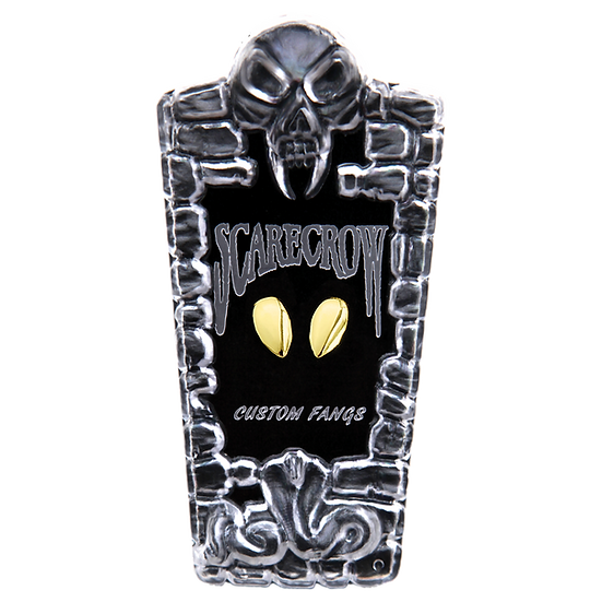 Scarecrow Deluxe Small Glam Gold Metallic Fangs