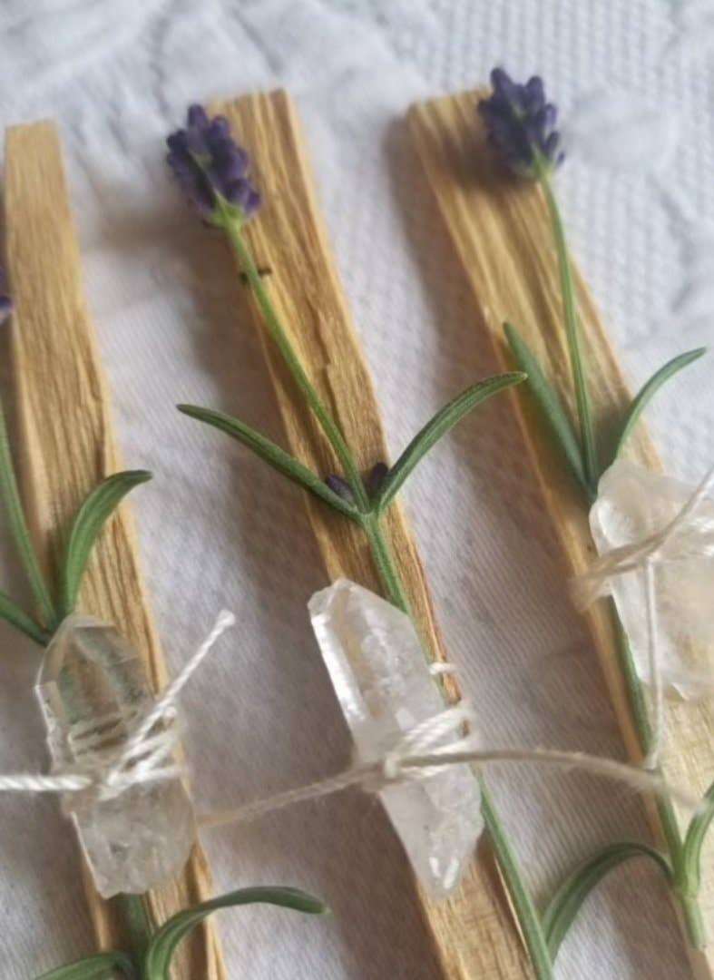Palo Santo and Lavender Smudge Cleansing Meditation Stick