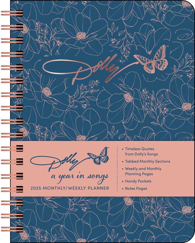 Dolly Parton: A Year in Songs Deluxe Organizer 2025 Monthly/Weekly Planner by Andrews McMeel Publishing