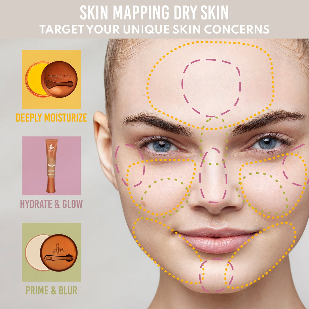 Danessa Myricks Balm serum dry skin map