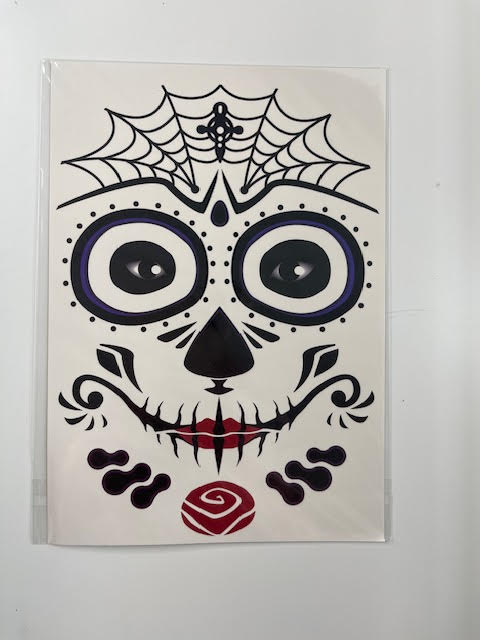 Day of the Dead Temporary Mask