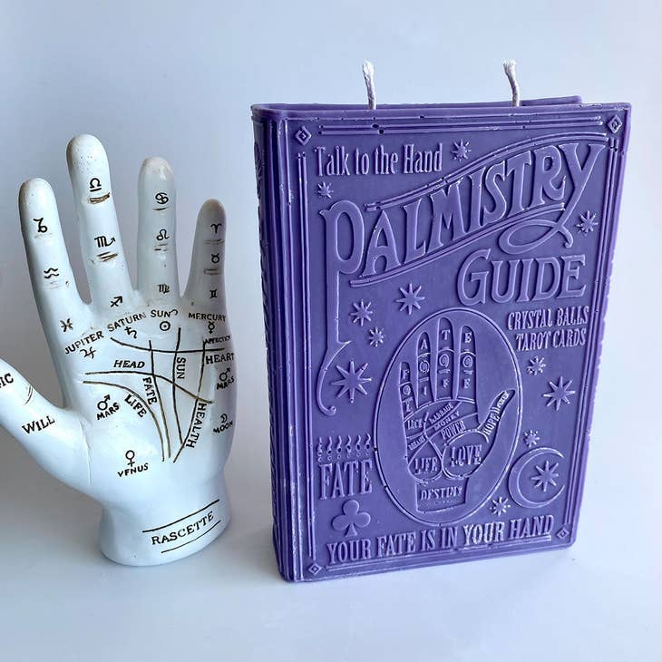Purple Palmistry Candle Book