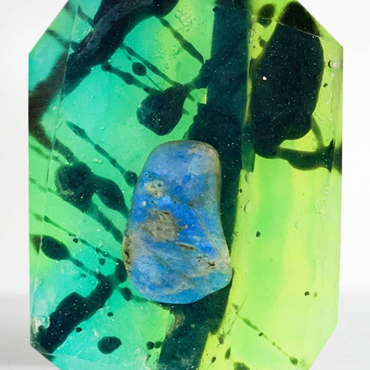 Northern Lights- Labradorite Crystal Infused Bar Soap