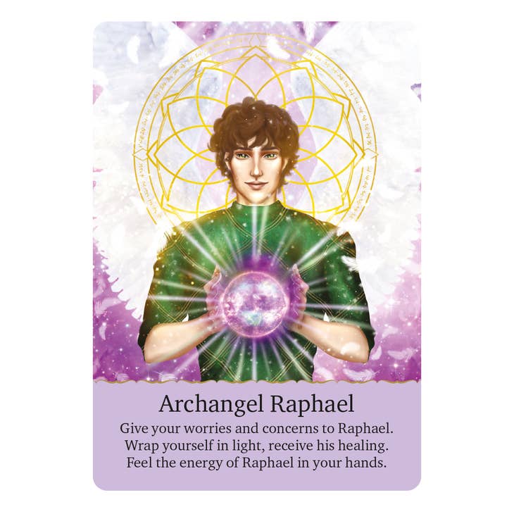 Galactic Wisdom Oracle Deck archangel card