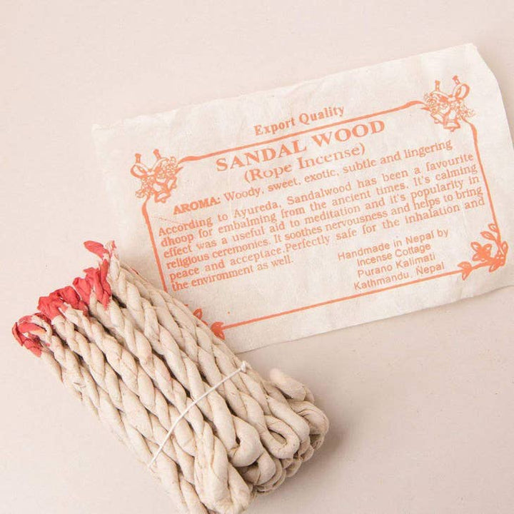 Love&Lust Sandlewood Tibetan Rope Incense