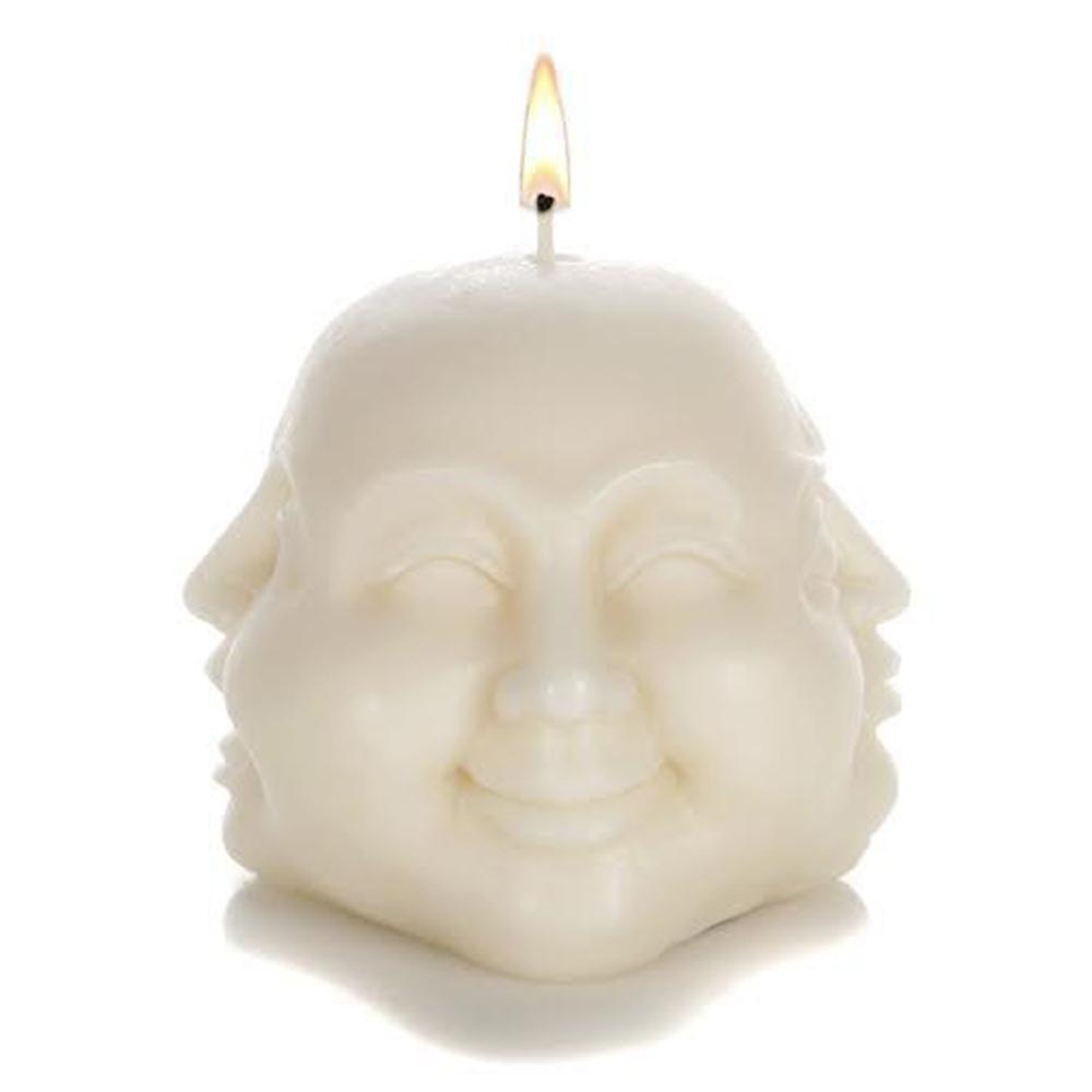 Buddha 4 Faces of Emotion Candle