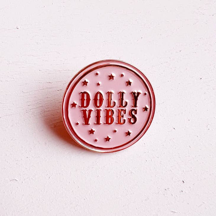 Dolly Vibes Enamel Pin