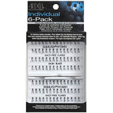 Image of Ardell 6 Pack Knot-Free Flares Individuals Short Black