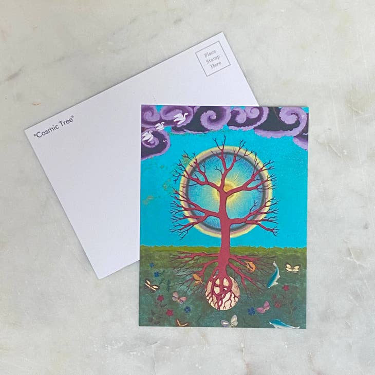 "Cosmic Tree" Postcard