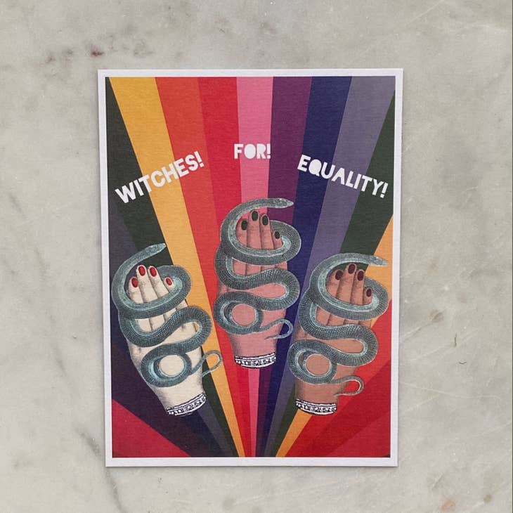 "Witches!For!Equality!" Postcard