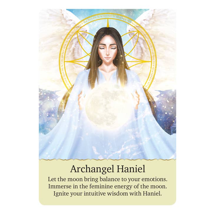 Galactic Wisdom Oracle Deck angel card