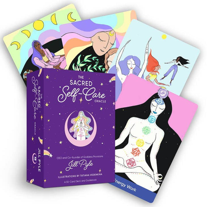 Sacred Self Care Oracle deck with cards