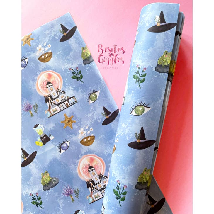 Practical Magic witchy wrapping paper