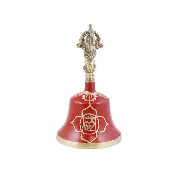 Red 1st Chakra Tibetan Alter Bells