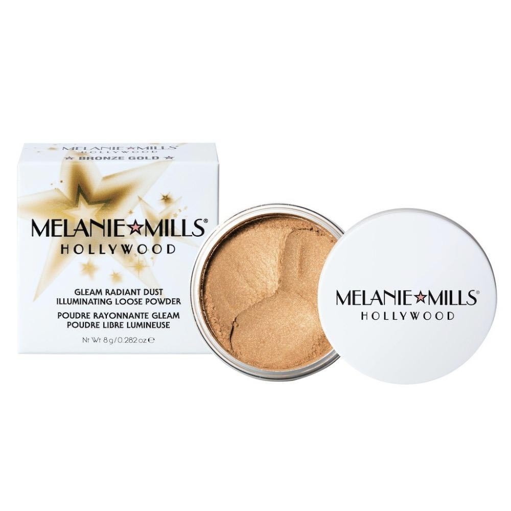 BRONZE GOLD  Shimmering Loose Powder Face & Body by Melanie Mills Hollywood