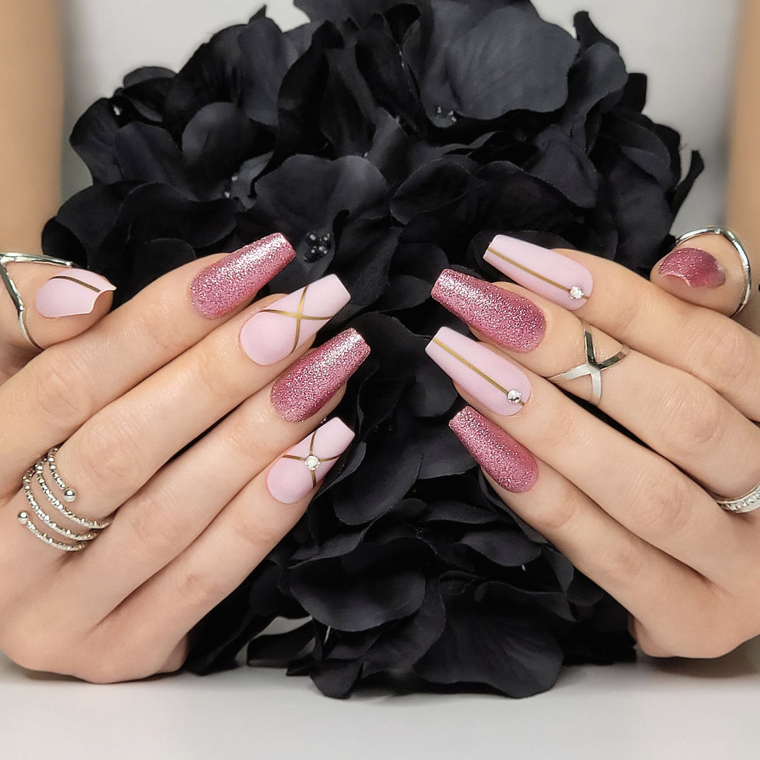 Pink Fantasy Coffin Press-On Nails