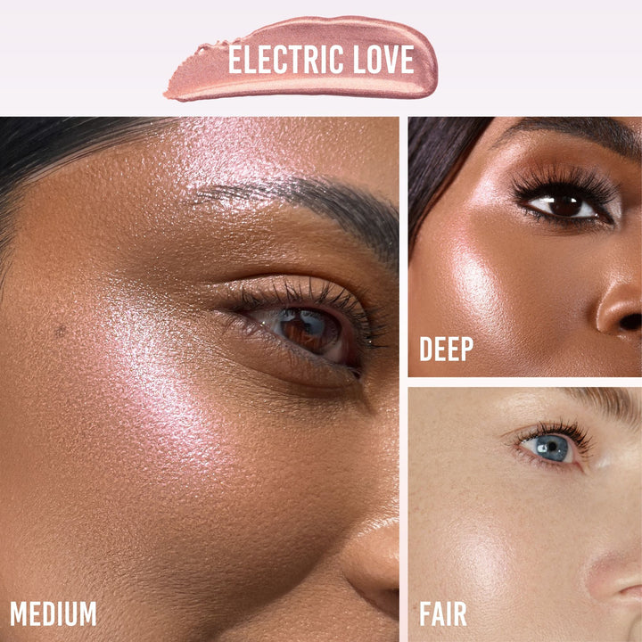 Danessa Myricks Vision Flush - Electric Love blush application on multiple skin tones