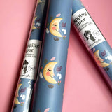 Image of Besitos & Giggles Creations Crystal Magic Moon Wrapping paper