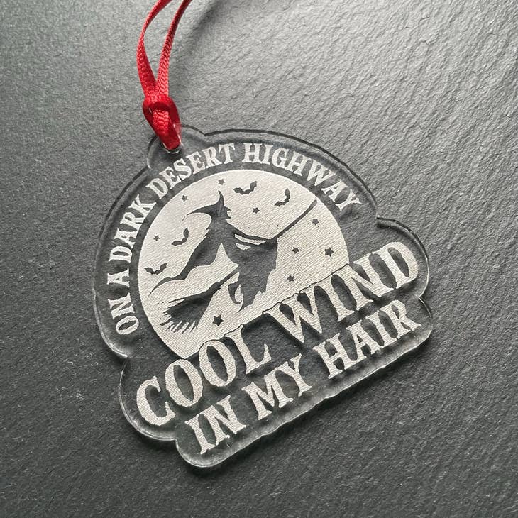 Cool Wind in my Hair Christmas Ornament