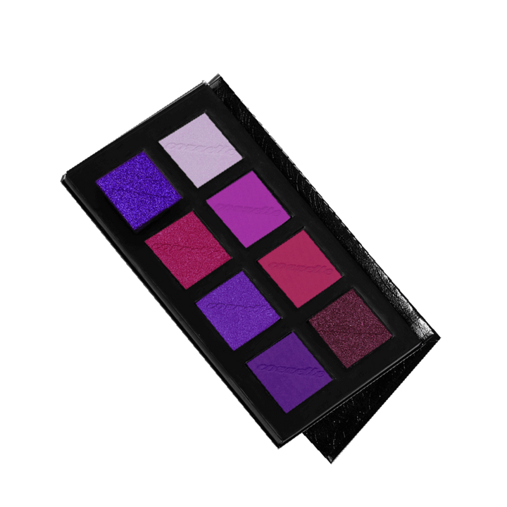 Red/Violet Eyeshadow Palette Color Story
