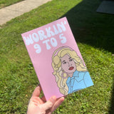 Image of House of Prieto Dolly 9 to 5 Journal Notebook