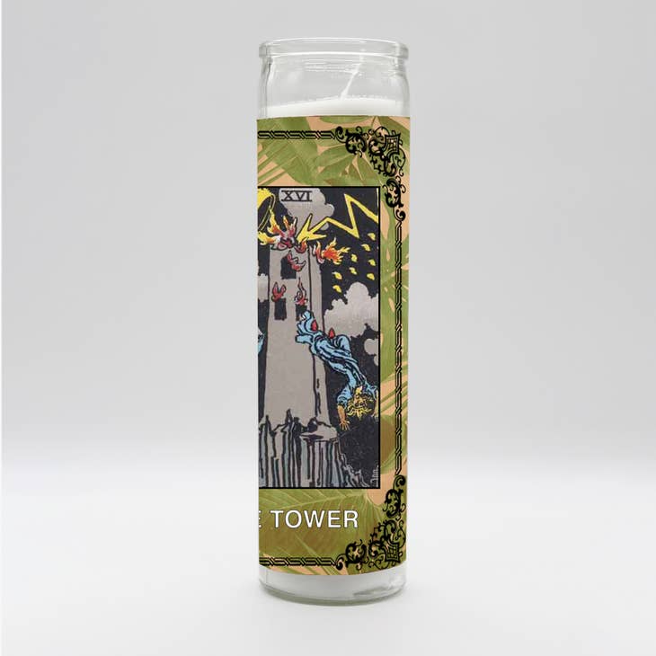 The Tower Tarot-Candle