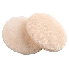 Image of The Makeup Altar Peach Velour Powder Puff 6-Pack