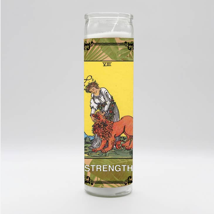 Strength Tarot- Candle