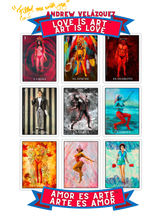 Image of Amor Es Arte Arte Es Amor "Amor es Arte | Arte es Amor . Love is Art | Art is Love". By ANDREW VELAZQUEZ